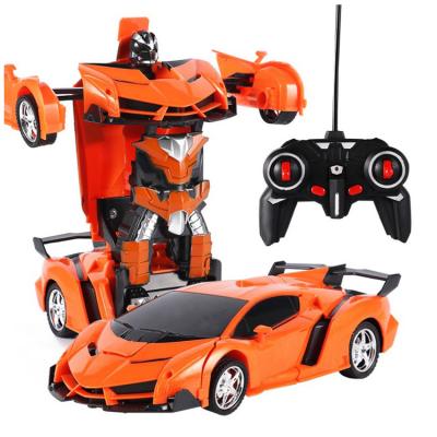 China Transform rc car Hot-selling new deformed remote control car, deformed robot, children's car toy for sale