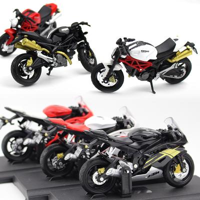 China Off-Road Model Die Casting Toy Simulation Portable Kids Motorcycle Desktop 1:18 Toy Vehicle Collection Educational Plastic Car Decoration for sale