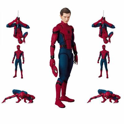 China High Quality Toys 15CMSpider Man Toys Tom Holland PVC Action Number Spiderman Collectible Model Toy Wholesale Amazon Hot Selling With Box for sale