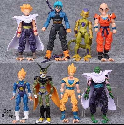 China 3D MODEL boarding 5 inch z Action Numbers Cells Super Saiyan Goku Gohan Vegeta Little Flute Trunks for sale