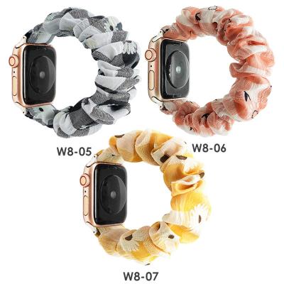 China Elastic Watch Band Scrunchy Elastic Band for Apple Watch, Wrist Replacement Strap Scrunchie Watch Band for iWatch 44mm 38mm for sale