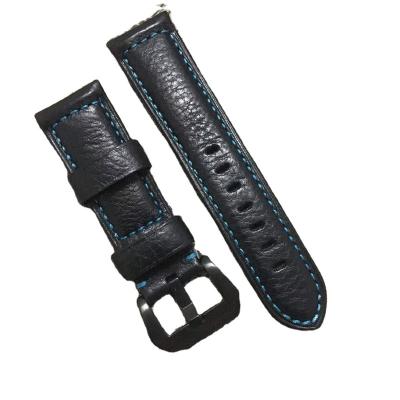 China Adjustable High Quality Crazy Horse Leather Watch Band Strap 20/22/24mm Leather Strap For Smart Watch for sale