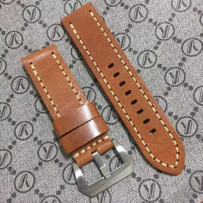 China Customized Exchangable Adjustable Vintage Watch Band Leather Strap Quick Release Waterproof 20/22/24/26mm Leather Strap Brand for sale