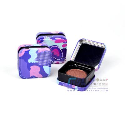 China Make Up Tin Box Metal Tins Box Rectangular Empty Hinged Containers Min Small Storage Make Up Tin Box for sale