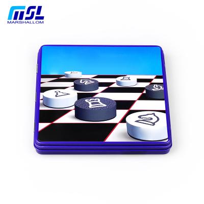 China High Quality Games Metal Tin Box For Playing Card Games Packaging Chess Tin Box For Kids for sale