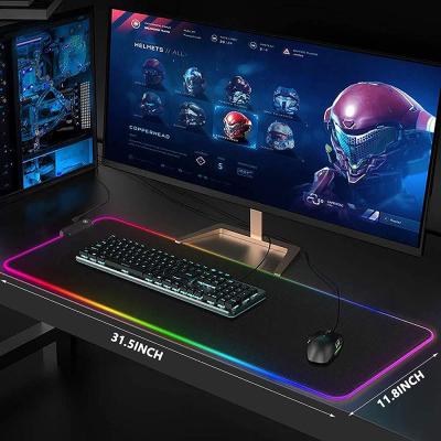 China Game Logo Led Promotion Gifts Cs Go Custom Design Computer Gamer Accessories 300*800*4mm Gaming Mouse Pad for sale