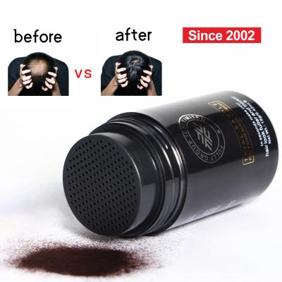 China FULLY Wholesale 18 Colors Hair Loss Prevention Powder Spray Keratin Hair Waterproof Fiber With Private Label for sale