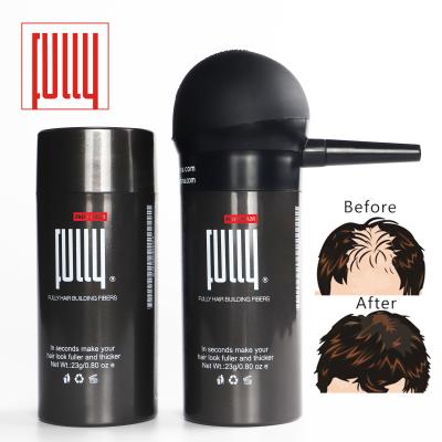 China Fully Makeup Cosmetics Hair Product Alcohol Free Keratin Hair Fibers Low MOQ For Hair Loss for sale