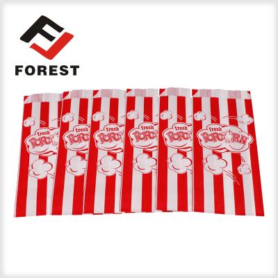 China Recyclable Paper Bag Popcorn Bags Food Grade Popcorn Packaging Bags , Flex Printing Kraft Paper Top Customized Offset Printing Recyclable FL for sale