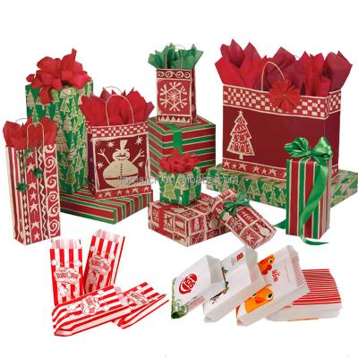 China Creative Moisture-proof Xmas Party Gift Envelope Paper Bag Bakery Paper Bag for sale