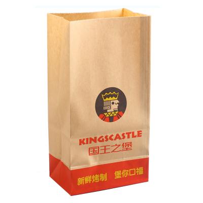 China Recyclable kraft paper bag, food paper bag and grocery paper bags for sale, food deliver bag for sale