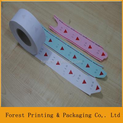 China paper & Cardboard Number Ticket Printing, Queue Ticket Roll for sale