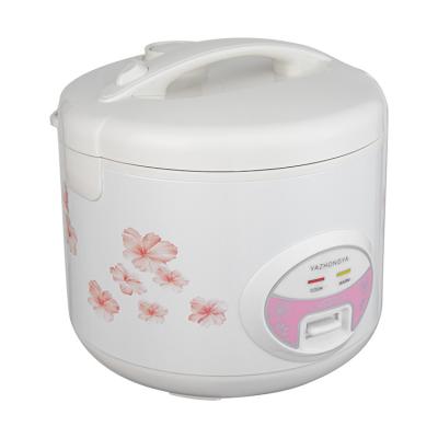 China New National Fashionable Factory Wholesale Supply Rice Cooker White Rice Cooker With Print Flower Nonstick Electric Rice Cooker In Lower Price for sale