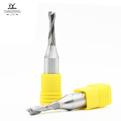 China Hot Selling Wholesale Carbide 2/1 CTT Two Flutes Straight Ball Nose Bit CNC Router Bit YF Factory Tool CNC Woodworking Router Bits for sale