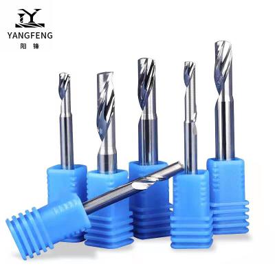 China Single Process Aluminum Dedicated CNC Router Aluminum Tungsten Carbide Flute Flute End Mills Bit With High Precision And Sharp Tip for sale