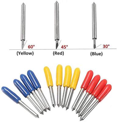 China GCC Roland Plotter Blade High Precision CNC Process 30 45 60 Degree Roland Plotter Blade Cutters for sale