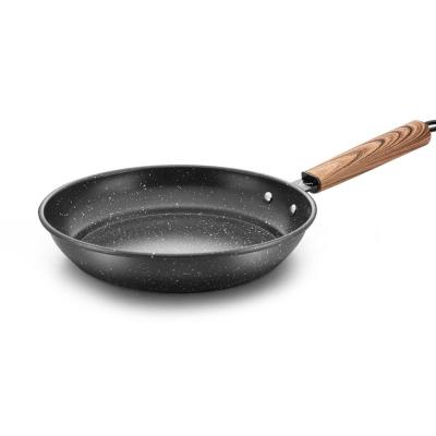 China Custom Carbon Steel Frying Pan 1.2mm Non-Stick Frying Pan Pans Viable 20cm 22cm 24cm 26cm 28cm 30cm 32cm Thick for sale