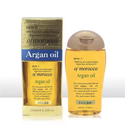 China Custom Hot Selling Moroccan Hair Products Nourishing Wholesale Nature Damaged Hair Care Oil Repair Argan Hair Oil for sale