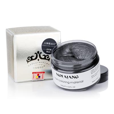 China 2021 popular Easy-wash mofajang with 8 newest clean color black logo hair color wax for sale