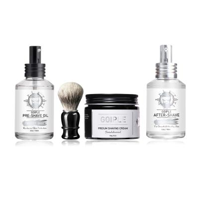 China Mens Shaving Set Low Price Create Your Own Brand Shaving Creams OEM Support Men's Face Shaving for sale