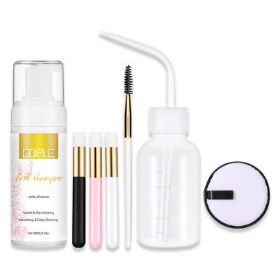 China Natural Wick Detergent Brush Vitamin Whips Detergent Eyelash Extension Detergent Eyelash Shampoo Wick Extension Remover 100ML for sale