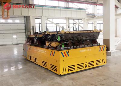 China 1-500T Load Capacity Trackless Transfer Cart For Plant 12 Months Warranty for sale