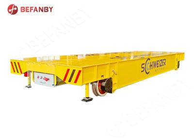 China Integrated Flat Decking 2T Rail Transfer Cart For Workshop Handler for sale