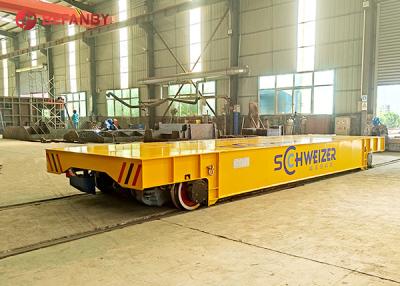 China 100t Low Voltage Steel Iron Handling Rail Transfer Cart for sale