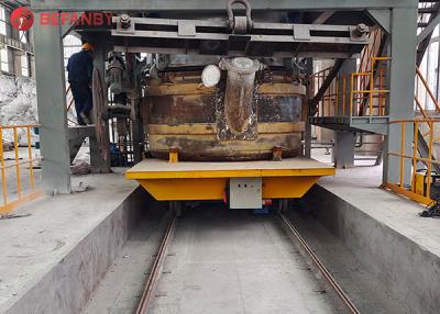 China Aluminium Rail Transfer Cart 1 - 300T Load Capacity Industrial Railway Bogie for sale