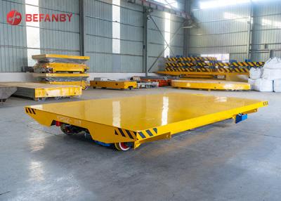 China SGS Q235 Material Handling 1000T Motorized Rail Cart for sale