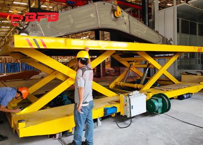 China Carro de levantamento hidráulico de transferência do trabalho do guindaste com grande tabela Electric Power à venda