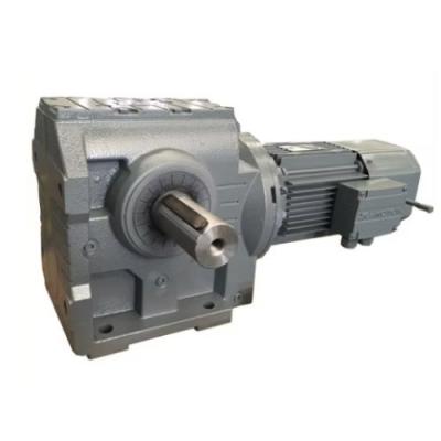 China Industrial Heli Worm Geared Motor S Series Parallel Shaft Helical Gearbox for sale