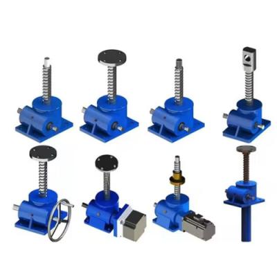 China Manual Base Rotating Reduction Lift / Transmission Worm Gear Screw Jack for sale