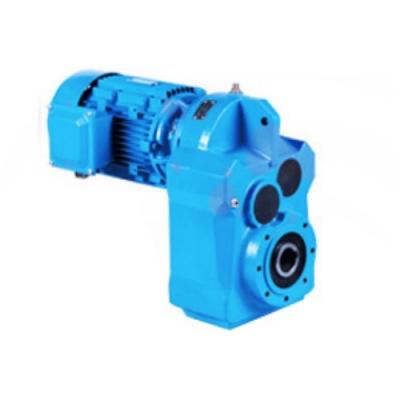 China Belt Conveyor Right Angle Gear Reducers Parallel Shaft Helical Gearmotor Reducer F Series for sale