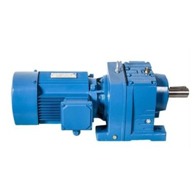 China Hoogbelastingshelical gear motor reducer R97 serie met voet gemonteerd Te koop