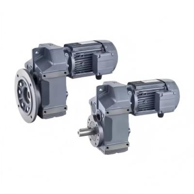 China F4 Stable Operation Low Noise Saving Space Parallel Shaft Helical Gear Motor Reducer for sale