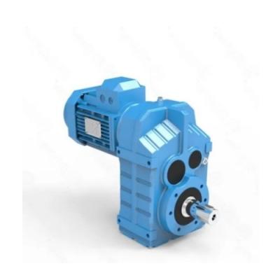 China Flange Mounted Parallel Shaft Helical Geared Motor FF Series Output for sale