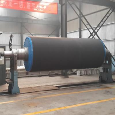 China Carbon Steel Stainless Steel Vacuum Suction Press Roller Of Paper Machine for sale