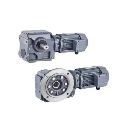 China Flange Mounted Helical Worm Gearmotor S Series For Food Packing Machine for sale