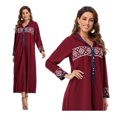 China Breathable Muslim Islamic Kaftan Casual Dress Dubai Girl Women Islamic Clothing for sale