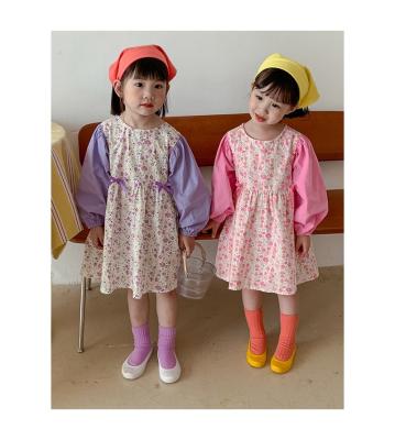 China 100% Cotton Baby Dress Bridesmaids Dresses Girls Washable Autumn Kids Clothes Princess Dresses for sale