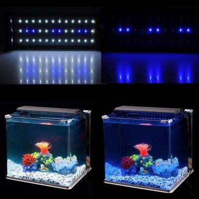 China Wholesale Dedicated Aquarium Tank Seabillion China Aquatic Plants Light 6watt Led Aquarium Light Blue White Colors Adjustable Aquarium Bracket for sale