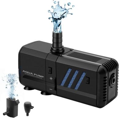 China Viable Aquarium Submersible Water Pump with Filters and Nozzles, Ultra Quiet for Fish Tank Aquarium, Pond, Fountain, Hydroponics for sale