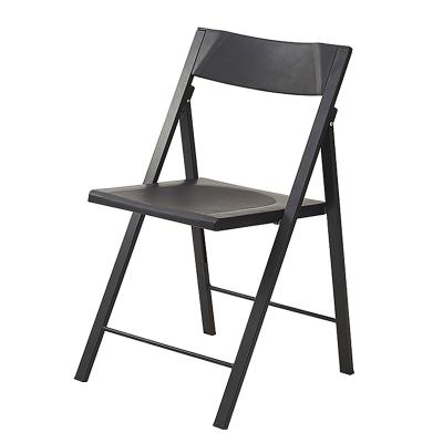 China Eco - Friendly Restaurant Dining Chair Outdoor Leisure Cafe Chairs Single Folding Metal Chair for sale