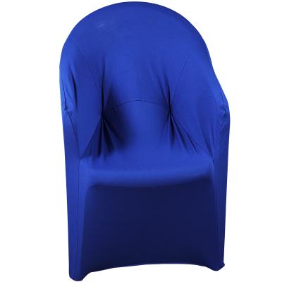 China Outdoor Spandex Single Stretch Pool Lounge Beach Chair Cover With Arms for sale