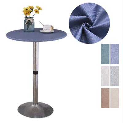 China Wholesale Disposable Table Cover Waterproof Round PVC Cocktail Table Cover Waterproof Plastic Tablecloth for sale