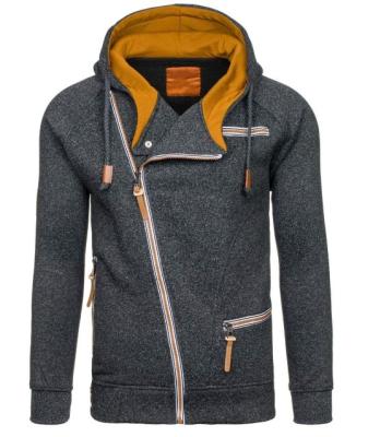 China Plus Size Men Jacket Hooded Casual Coat With Zipper Fashionable Winter Autumn for sale