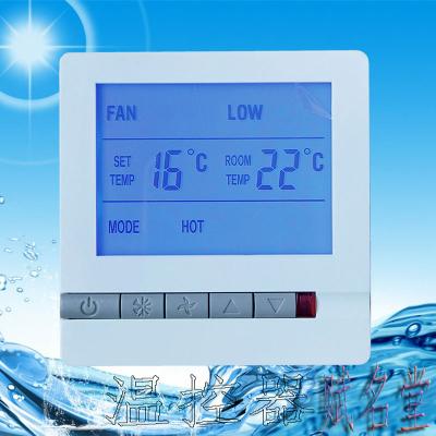 China Central Air Conditioning Smart Cooler Water Cooler Water LCD Fan Coil Controller Thermostat Digital Fan Coil Thermostat for sale