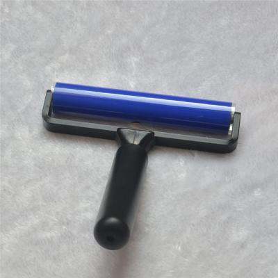 China SMT Industry High Performance Class All Silicone Fiber Roller For Touch Screen Cleaning for sale