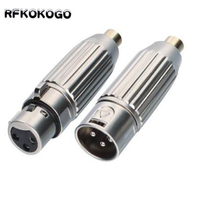 China audio & Female Video RCA 3 To XLR Pin Male Female Unbalanced Audio Adapter for sale